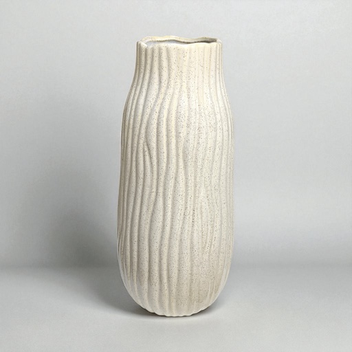 [749224006190] FLORERO CERAMICA ARENA ALTO REF:25454 35CM 