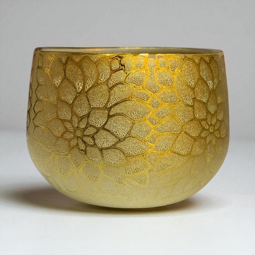 [18077-65] MACETA ROSETAS CHAMPAGNE 11*14CM