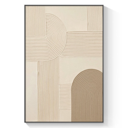 [16107] CUADRO AL OLEO ARCOS MINIMALISTA 70X110CM