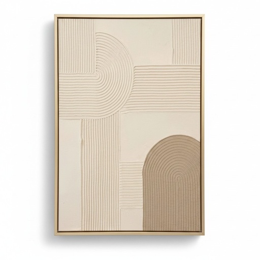 [16107] CUADRO AL OLEO ARCOS MINIMALISTA 70X110CM