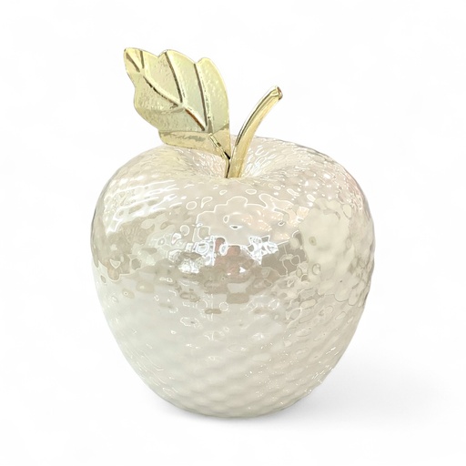 [7450119016240] MANZANA DECOR DE PORCELANA 14CM