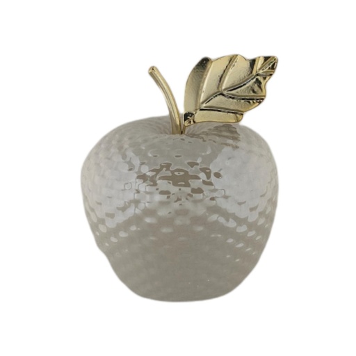 [7450119016240] MANZANA DECOR DE PORCELANA 14CM