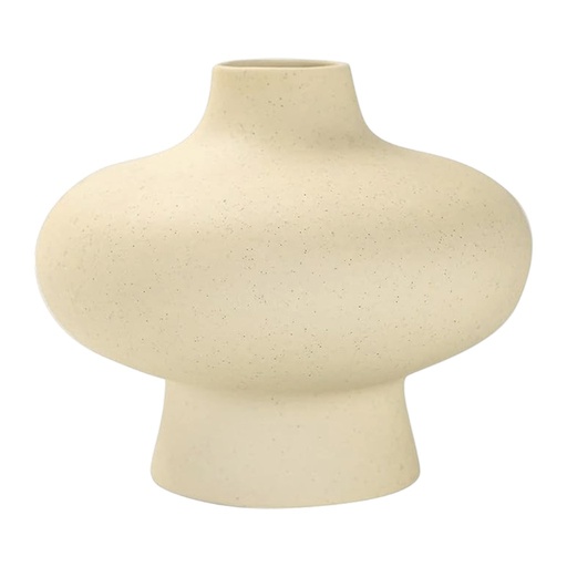 [15554] FLORERO JAPANDI CREMA CERAMICA Ø15X13CM