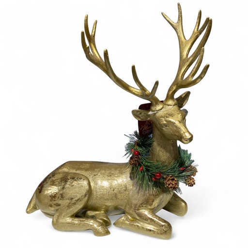 [X9011002] VENADO DORADO 35X30CM