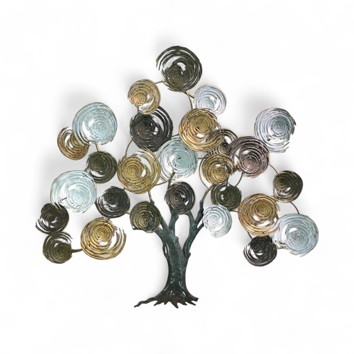 [8679818734630] APLIQUE METALICO ARBOL DE LA VIDA 117X110CM