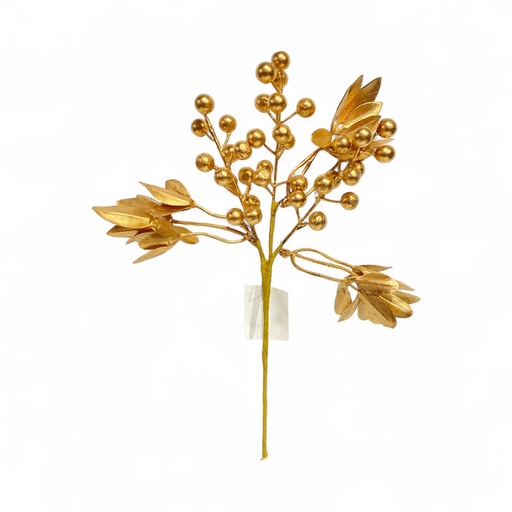 [5116824788] RAMA DORADA BERRIES 35CM 