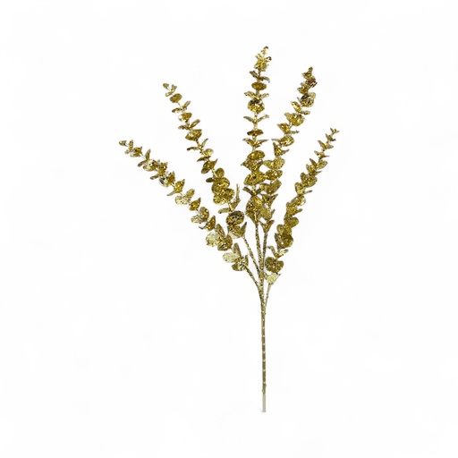 [5116827209D] RAMA EUCALIPTO DORADO 80CM