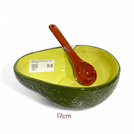 [335992] TAZON C/ CUCHARA AGUACATE 17CM REF:LD25008