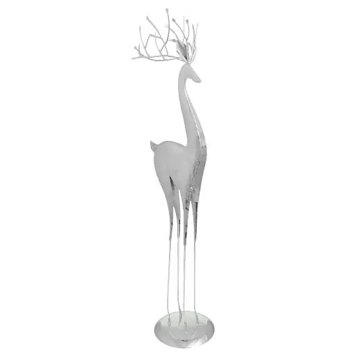 [465517] RENO PLATEADO METAL  TG100660. 73CM