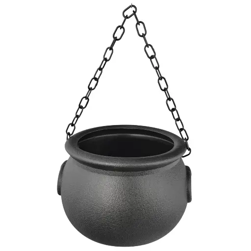 [6584599269856] CALDERO PLASTICO HALLOWEEN REF:ES26985  22X16CM