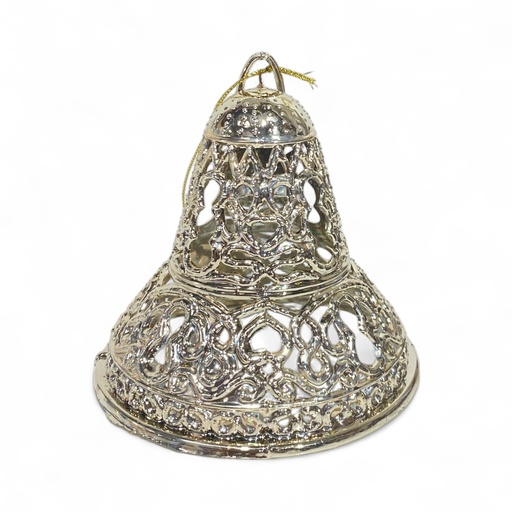 [6584599268378] COLGANTE NAVIDEÑO, CAMPANA DORADA REF:ES26837, 10X10CM