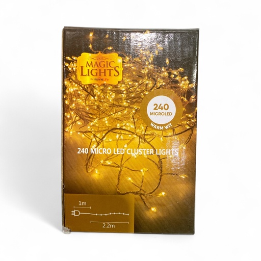 [4894616083740] LUCES 240 MICROLED 2.2MTS REF:AL-82038