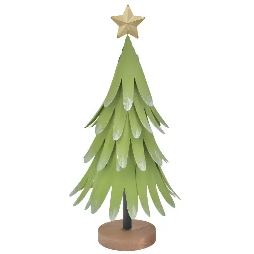 [4894616180715] Árbol verde de metal, 20x40cm. Ref: TG100483