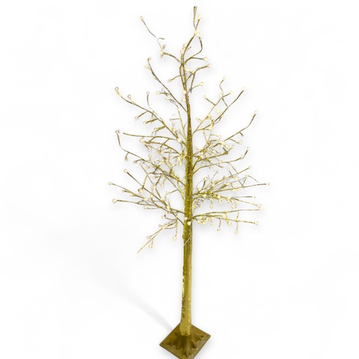 [238309] ARBOL CON LUZ DORADO, REF:HM401 DE 180CM