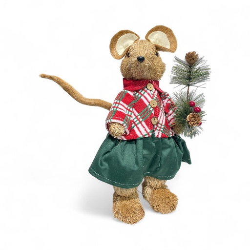 [8679811651941] RATONA CON VESTIDO 24X15X37CM