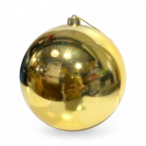 [IC81171143-08] ESFERA NAVIDAD 20CM DORADA