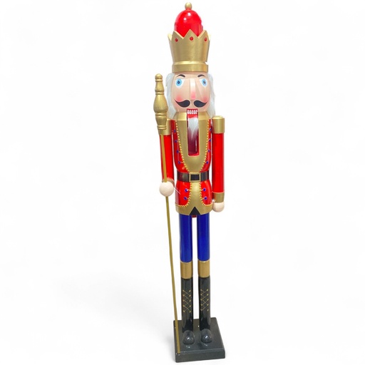 [6900010196202] CASCANUEZ NAVIDEÑO DE MADERA 30X150CM