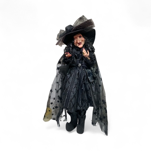 [8679811916255] BRUJA NEGRA HALLOWEEN 30X20X80CM
