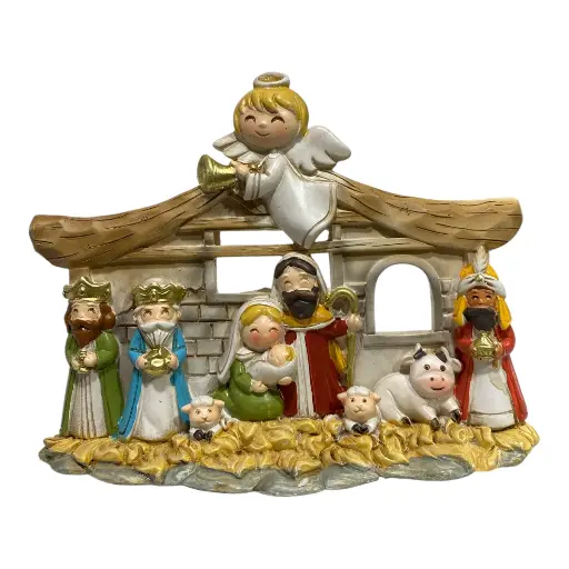 [4545450001545] NACIMIENTO PEQUEÑO POLIRESINA 1PZS. 15X3.5X11CM