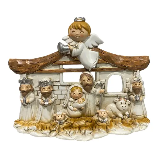 [4545450001544] NACIMIENTO PEQUEÑO POLIRESINA 1PZS. 15X3.5X11CM