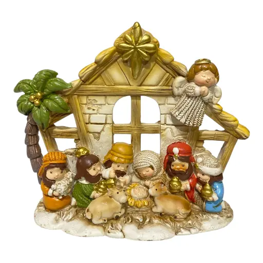 [4545450001543] NACIMIENTO PEQUEÑO POLIRESINA 1PZS. 15X3.5X11CM