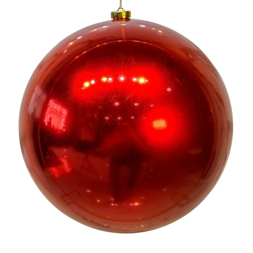 [6898768241629] ESFERA NAVIDAD 20CM ROJA