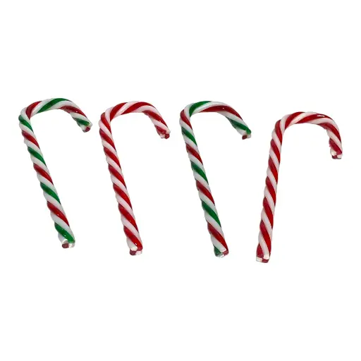 [6965308890316] BASTON DE CARAMELO NAVIDEÑO SETX4 12CM