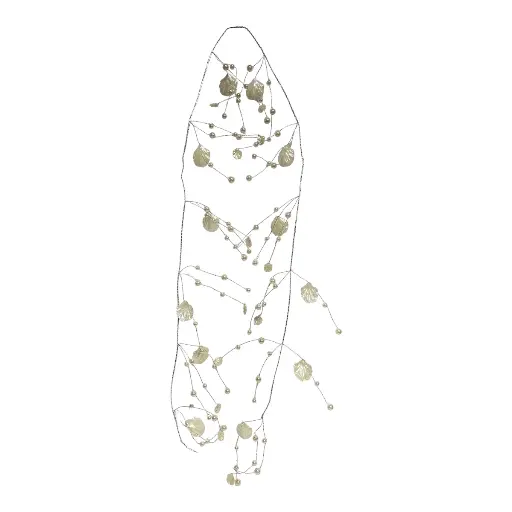 [8679811614939] RAMA CONCHAS Y PERLAS NACARADAS 150CM