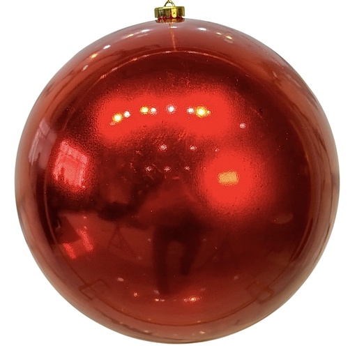 [5116827552R] ESFERA NAVIDAD 25CM ROJA