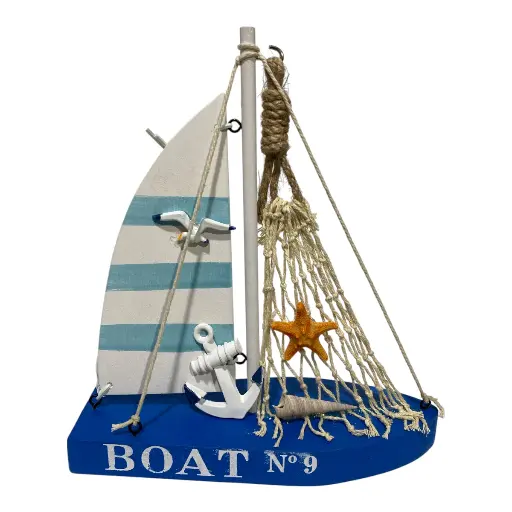 [6981606501228] BARCO DE MADERA DECOR 20X7X22CM