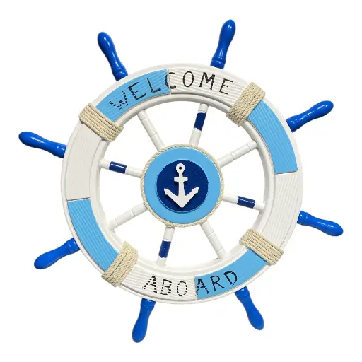 [6981606501297] TIMON GRANDE DE BARCO MADERA 63X4X63CM