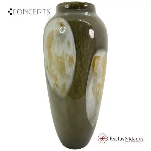 [412-364423] FLORERO DE VIDRIO 18X18X41CM