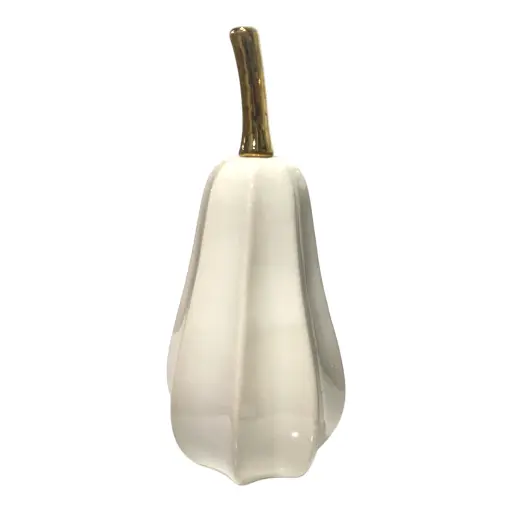 [2025-2101] PERA DE PORCELANA BLANCA 11X11X24CM