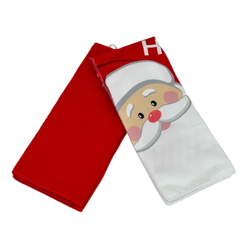 [7450209298723] TOALLAS NAVIDEÑAS SETX2 PZ. 63X68CM