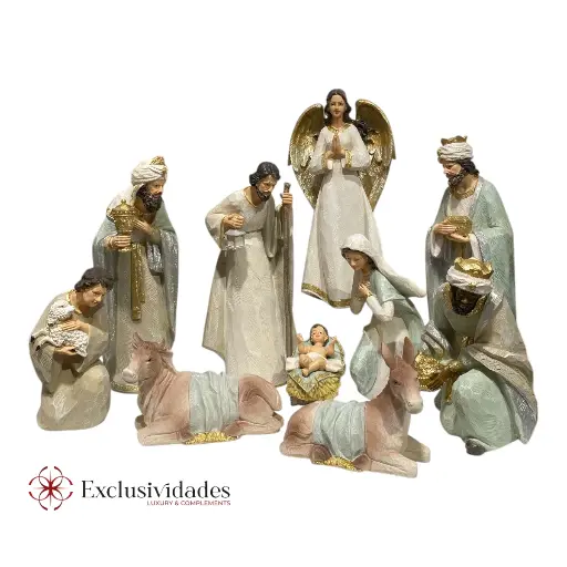 [927415] NACIMIENTO BEIGE RESINA TGGS-111876 11X11X31CM