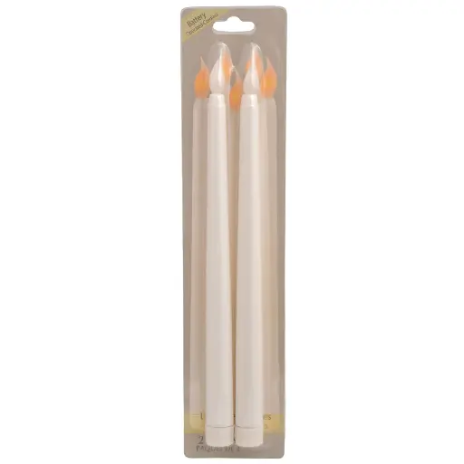 [483317] VELA LED SETX2PZ. PLASTICO REF:ES27592 25CM