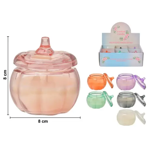 [351621] VELA DECORATIVA 6 COLORES REF:ES27701 8X8CM  