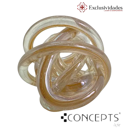 [7450119741809] NUDO DE CRISTAL CONCEPTS 10X10X10CM