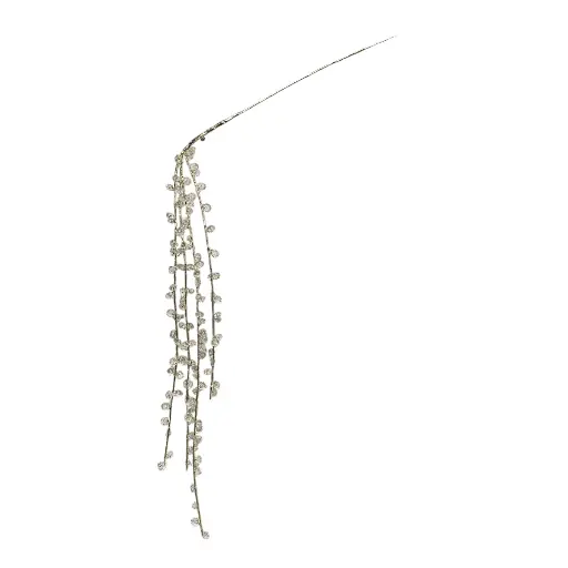 [6904270245762] RAMA CRISTALES ACRILICOS TRANSPARENTE COLGANTES 105CM