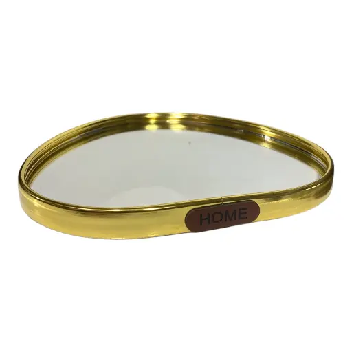 [2025057505498] BANDEJA DE ALUMINIO DOS COLORES CON ESPEJO 20X20CM