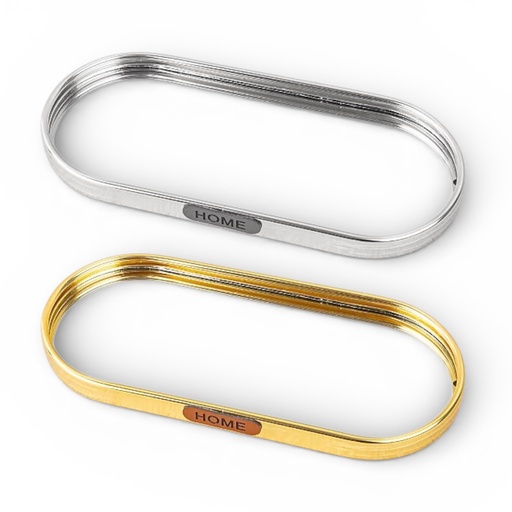 [2025057505436] BANDEJA DE ALUMINIO CON BASE DE ESPEJO DOS COLORES 10X23CM