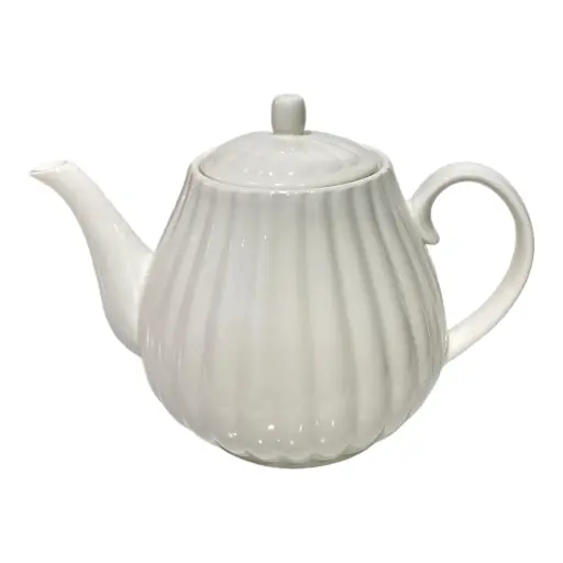 [2025057505863] TETERA DE PORCELANA BLANCA 1.2 LITROS 