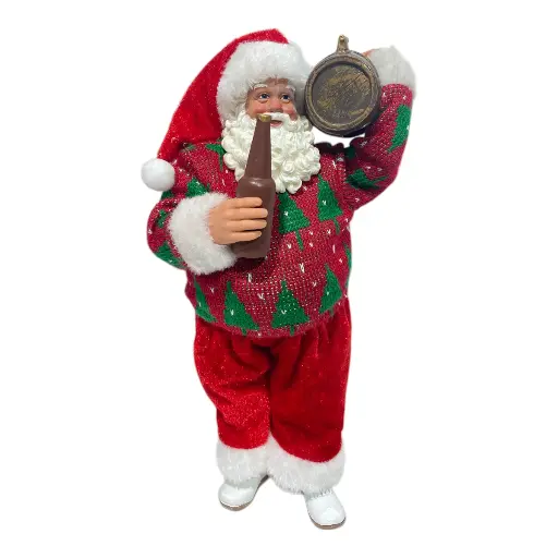 [5276875230353] NOEL CON BARRIL 13X28CM