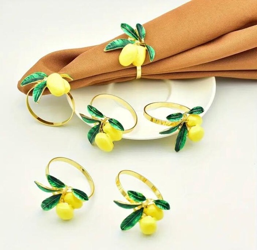 [4016342365] ARO DE SERVILLETA LIMON x 6U.