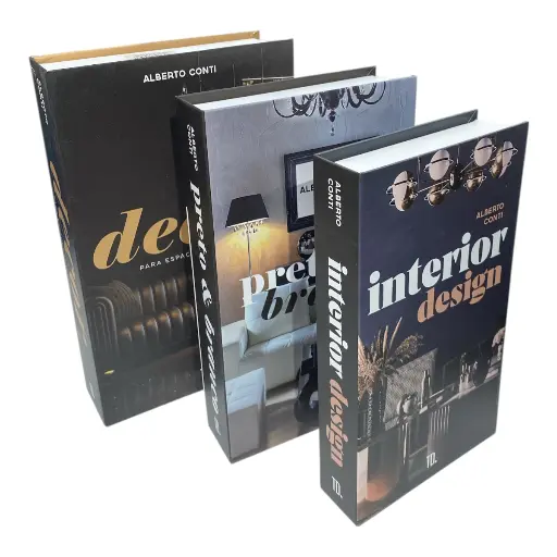 [2025057507393] SET DE 3 LIBROS DECORATIVOS 17.5X27X5.5CM
