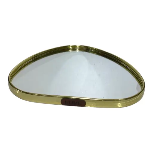 [2025057505481] BANDEJA DE ALUMINIO DOS COLORES CON ESPEJO 25X26CM 