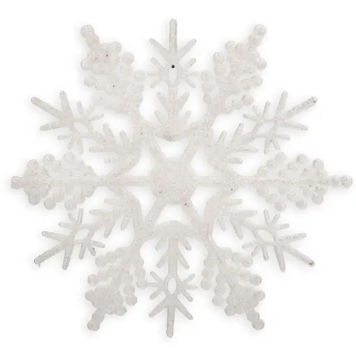 [241655] COLGANTE NAVIDEÑO COPO DE NIEVE REF:D11-21CT016 Ø30CM 