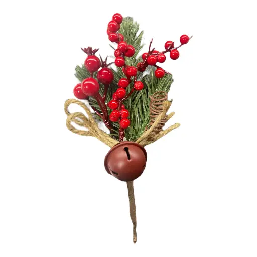 [745120] RAMA FRUTOS ROJOS/CASCABEL REF: P23-87391 20CM