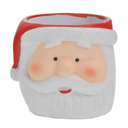 [647928] MACETA NAVIDEÑA CEMENTO REF:TG162251BC 12X12X11CM