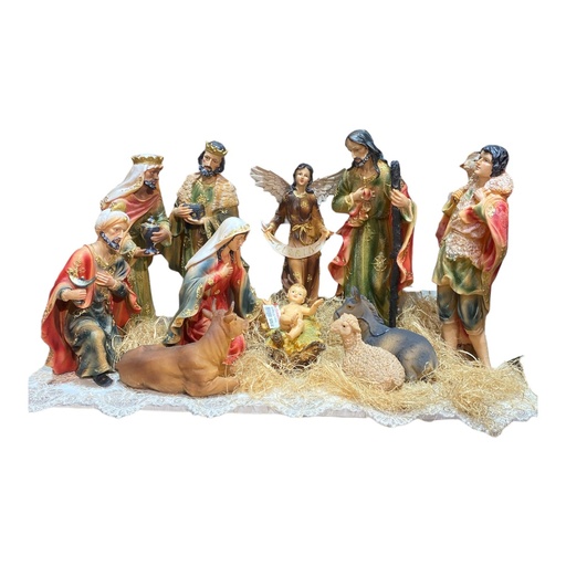 [7453121095517] NACIMIENTO 11PZ, POLIRESINA MONTEFIORI 43CM